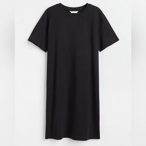 H&M black t-shirt dress